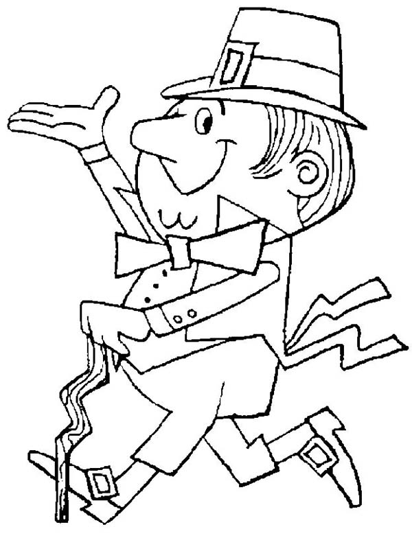 A Happy St Patricks Day Parade Coloring Page
