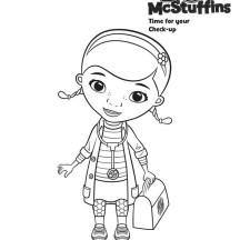 Cute Doc McStuffins Coloring Page