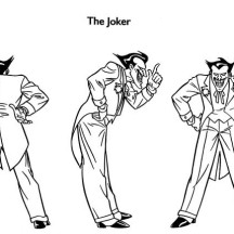 Joker Face Coloring Page