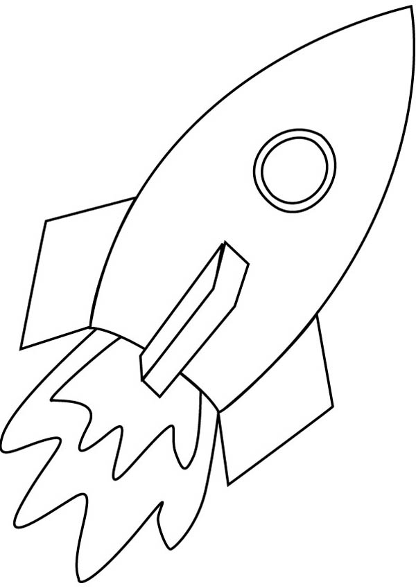 My Spaceship Coloring Page