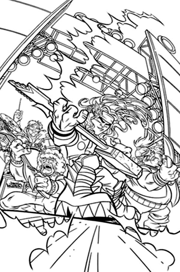 Super Hero Squad The Avengers Coloring Page