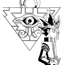 The Millenium Puzzle Yu Gi Oh Coloring Page