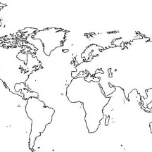 All Nations World Map Coloring Page