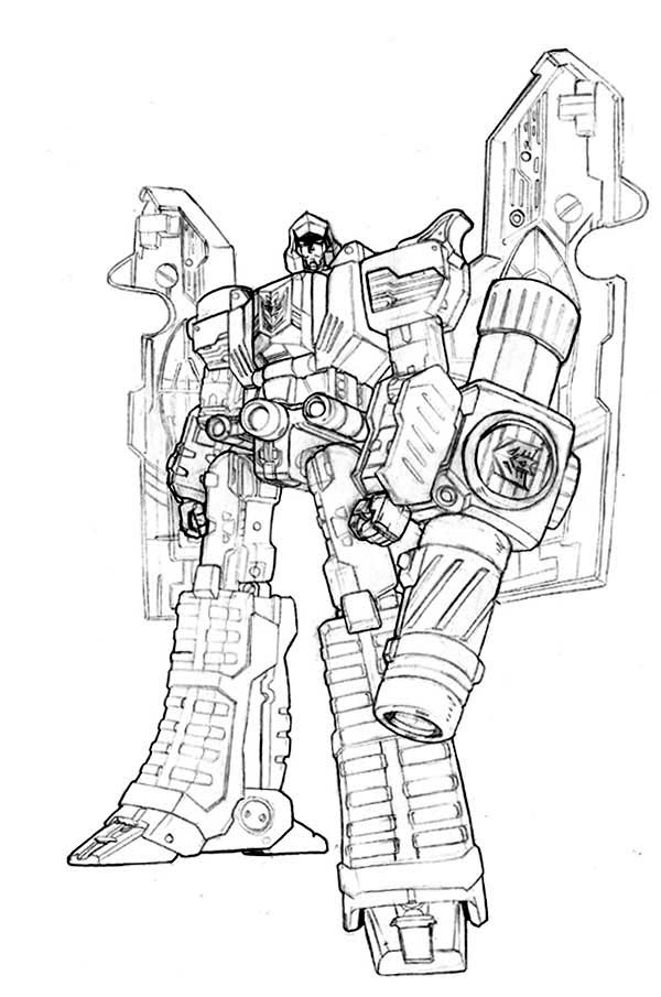 Awesome Megatron Coloring Page