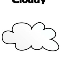 Cloudy Clouds Coloring Page