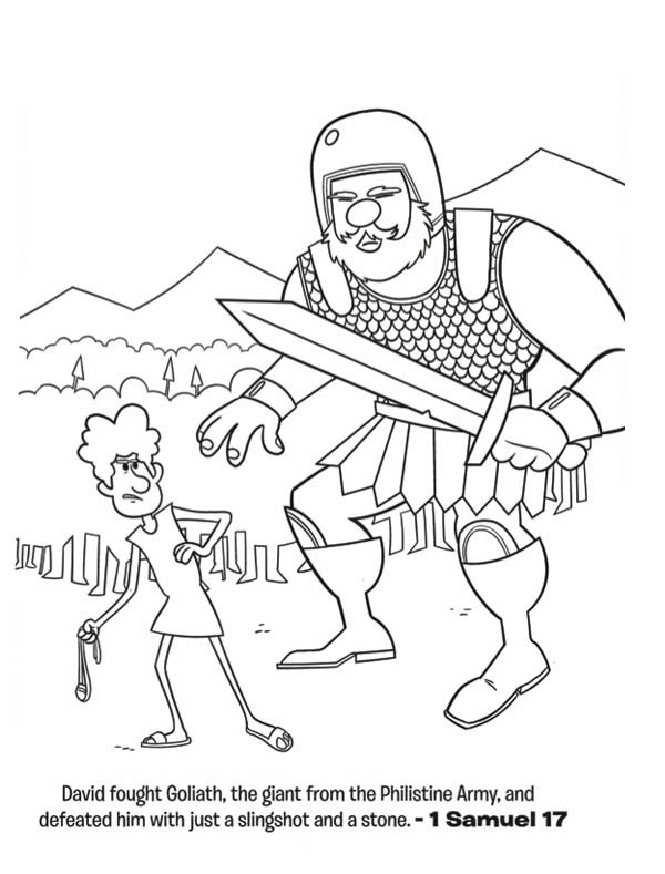 David Fought Goliath with Only a Slingshot and a Stone