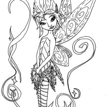  Pixie Hollow Fairies Coloring Pages 9