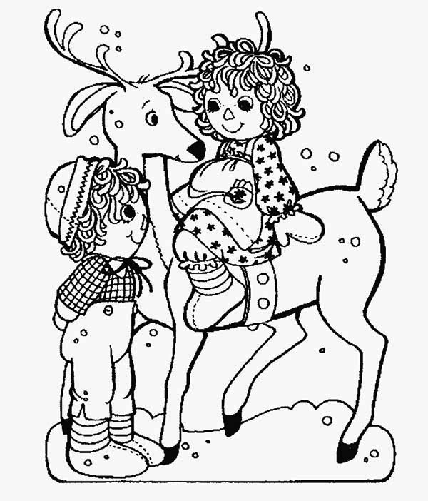 Raggedy Ann and Andy Adventures Coloring Page