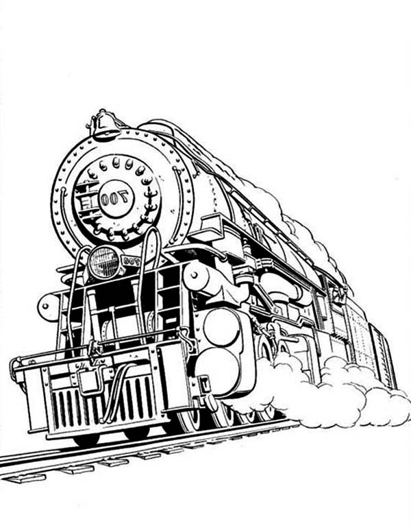Trains Coloring Pages - Learny Kids