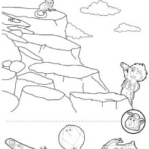 Diego Rescue the Marmoet in Go Diego Go Coloring Page