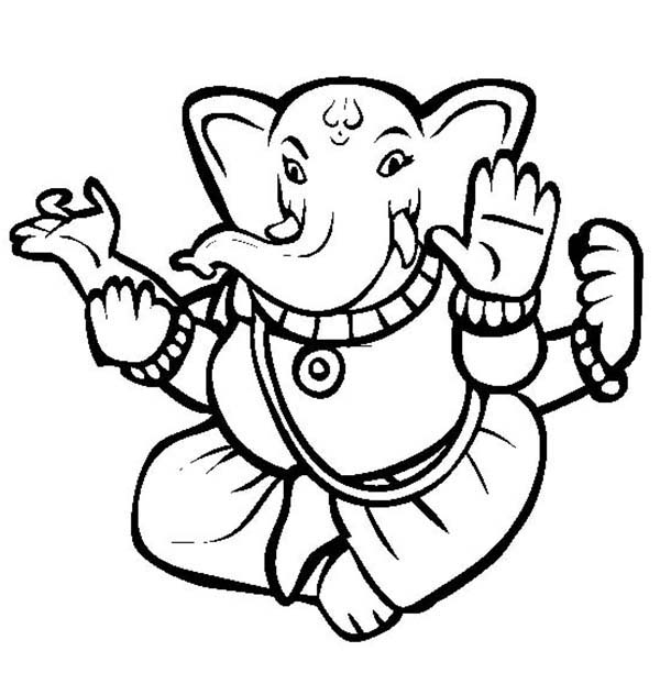 Divali is Hindu Festival of Light Coloring Page