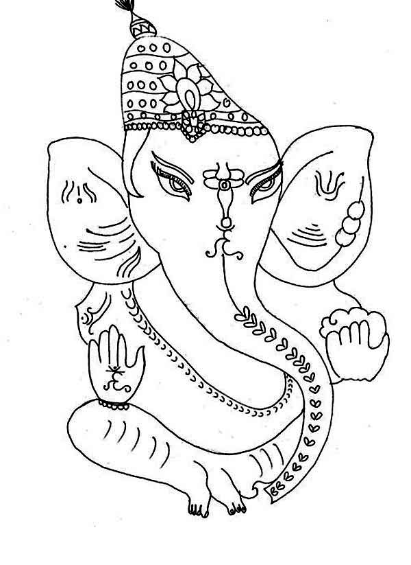 Festival of Diwali Coloring Page