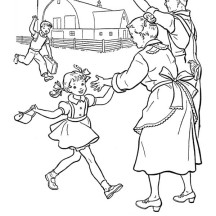 Happy to See Grandparents in Best Health on Gran Parents Day Coloring Page