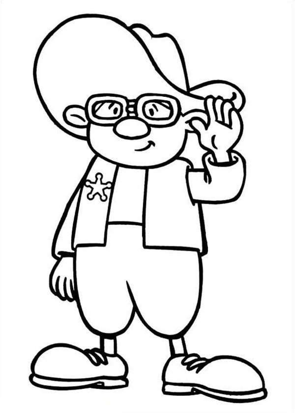 Mr Tickle from Jojo's Circus Coloring Page