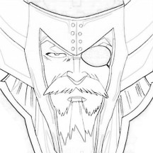 One Eyed Hades Coloring Page