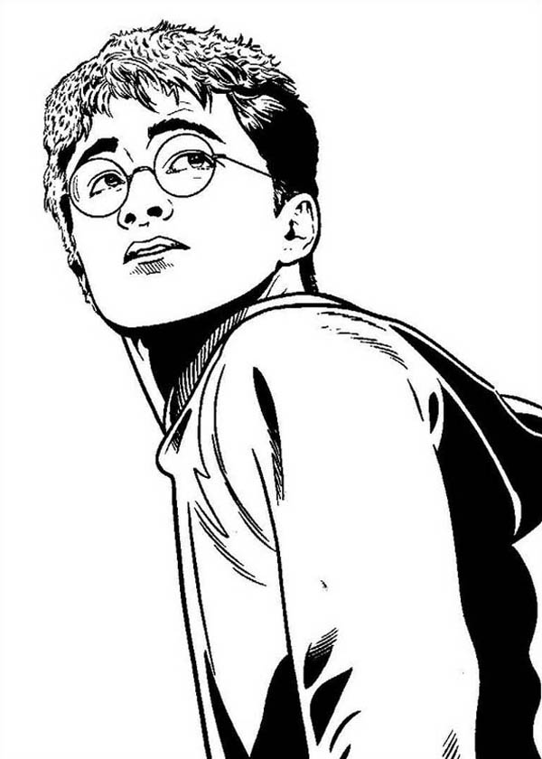 Picture of Harry Potter Coloring Page