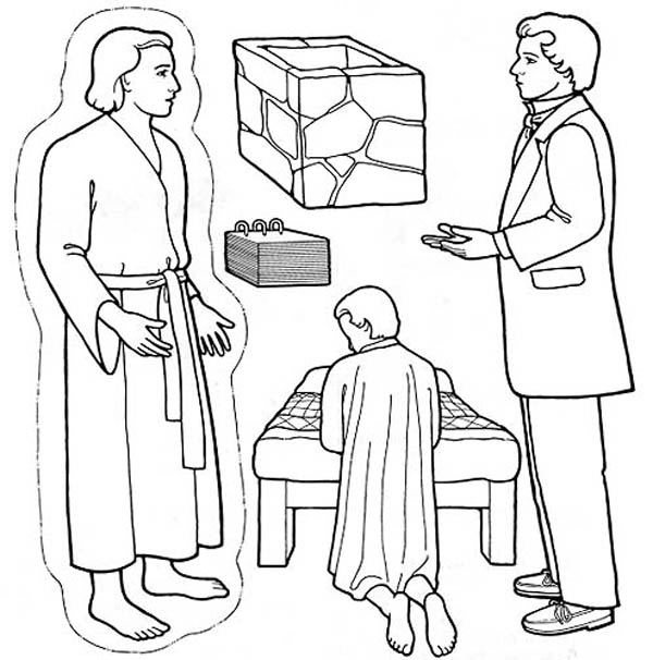 Picture of Joseph Smith Coloring Page