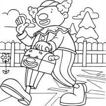 Skeebo Seltzer from Jojo's Circus Coloring Page