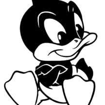 Baby Daffy Duck Looney Tunes Coloring Pages