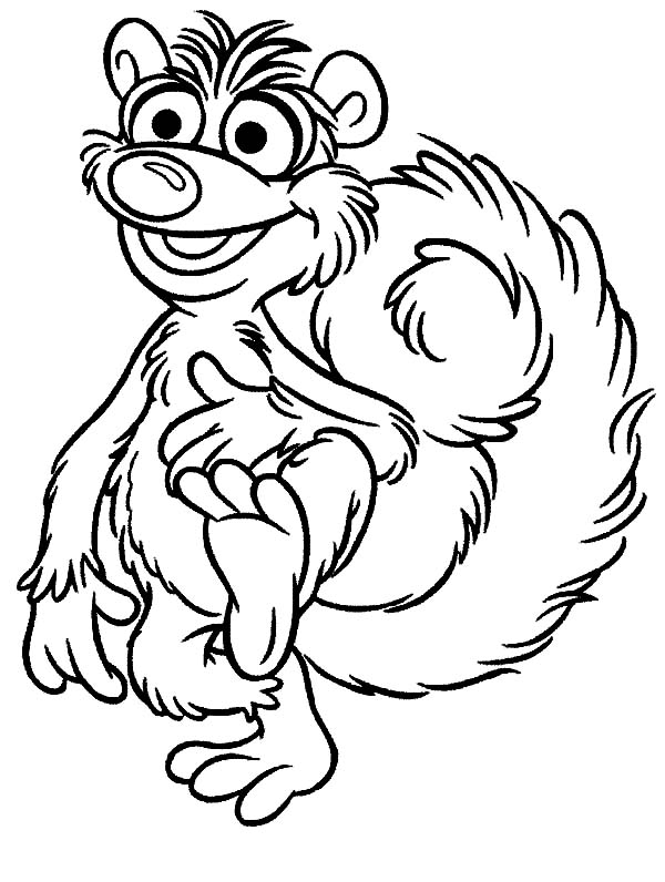 Bear inthe Big Blue House Friend Treelo Big Smile Coloring Pages