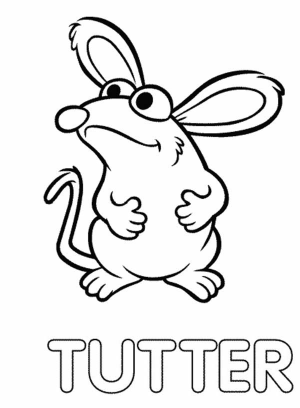 Bear inthe Big Blue House Friend Tutter Coloring Pages