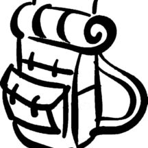 Camping Backpack Coloring Pages