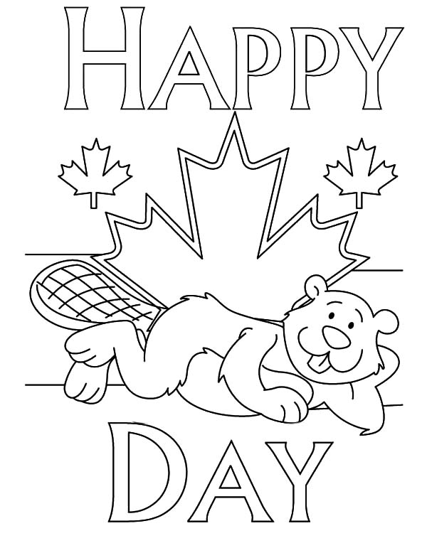 Canada Day Coloring Pages for Kids