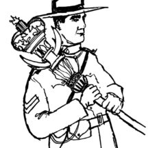 Canada Day National Army Coloring Pages