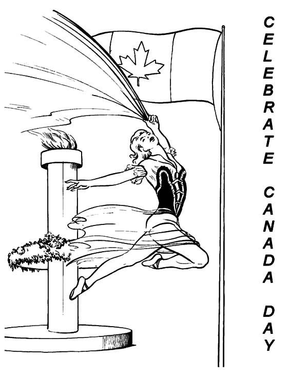 Celebrate Canada Day Coloring Pages