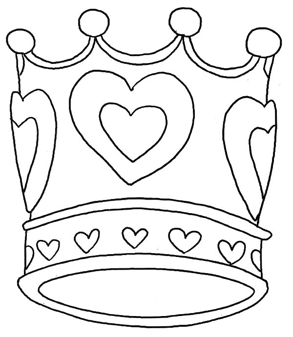 Crown of Love Coloring Pages