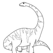 Diplodocus Long Neck Coloring Pages