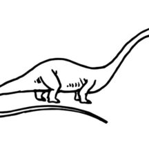 Diplodocus Picture Coloring Pages