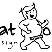 Fat Boy Naked Design Coloring Pages