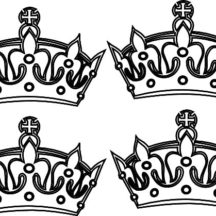 Four Crown Coloring Pages
