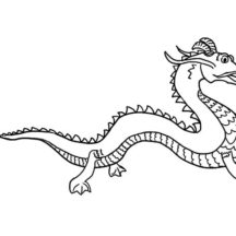 How to Draw Chinese Dragon Coloring Pages