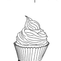 I Love Cupcakes Coloring Pages