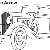 Pierce Arrow Classic Car Coloring Pages