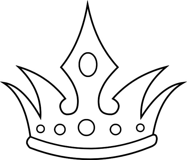 The Queen Crown Coloring Pages