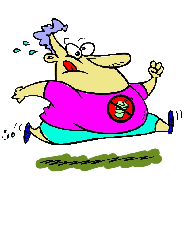 Fat Boy Running Coloring Pages by years old Judith E  Booth  